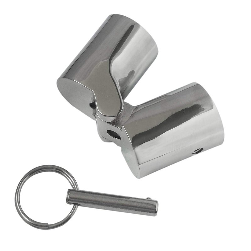 NRC&XRC 316SS Marine Grade Boat Handrail Fitting -Boat Pipe Connector,Folding Swivel Coupling Tube Joint Connector for 1" (25MM) O.D.Tube/Pipe - Image 3